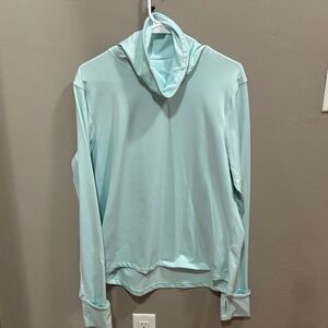 Under Armour Light Blue Fleece Lined Long Sleeve Top